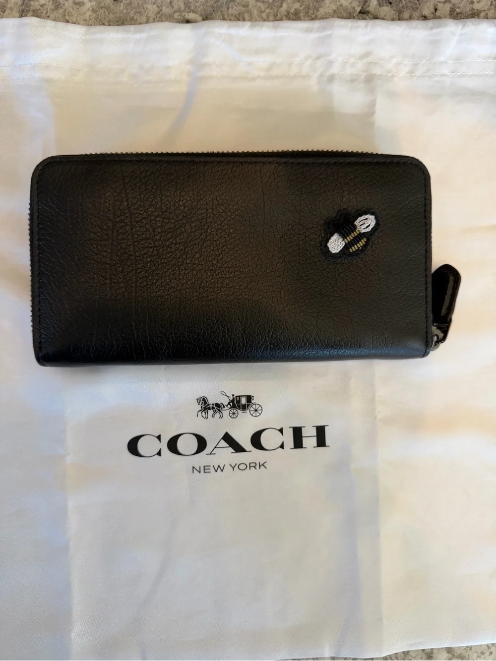 Coach RARE NWOT Coach 1941 Rexy Metal Embroidery Accordion Zip Wallet 58485